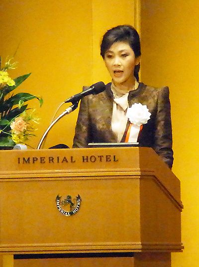 「二国間は以前にも増して重要」とインラック首相