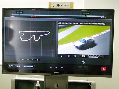 グランツーリスモで走行再現