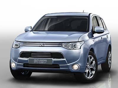 三菱自の「アウトランダーPHEV」