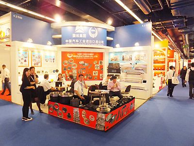 中国や台湾などアジア企業の出展も目立った