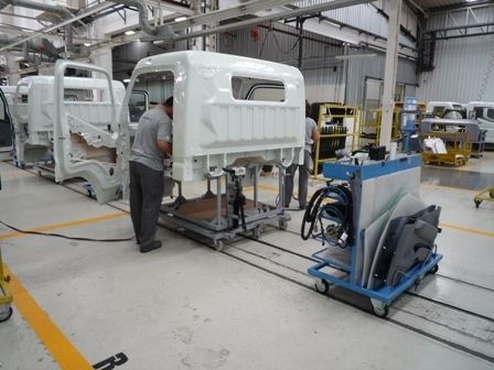 組立ラインの部品供給はキット化されている