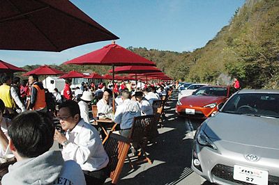 白銀展望台で行われた朝食会「リッジブランチ」