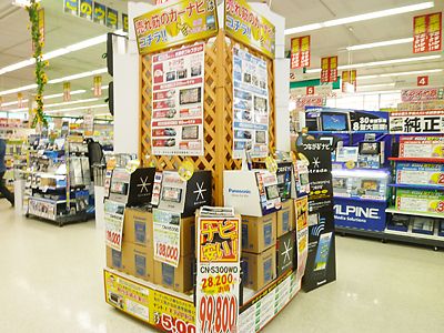 カーナビを始め、多くの品目で前年割れとなった