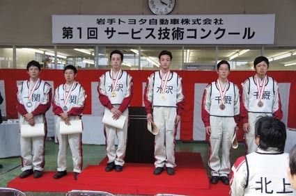 熱戦を制した上位3チームの出場選手