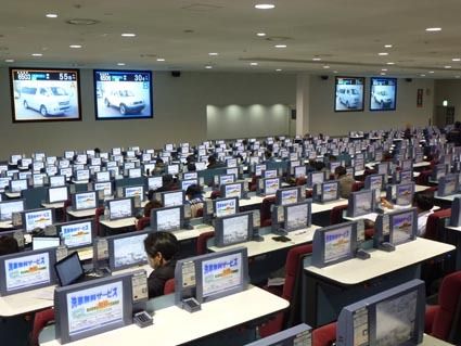 台数は減ったが高い成約率を見せたUSS東北会場