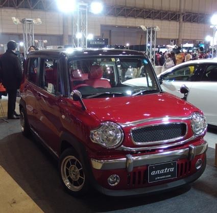 大量出展で会場をにぎわせたハスラー。同じスズキのジムニーと異なり、4ドアで実用性が高いことから、主婦からのカスタムカー人気も高いそうだ