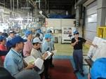 群馬工場で工場マネジメントの実習