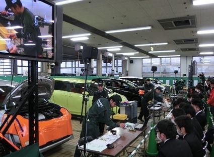 店舗代表競技の模様