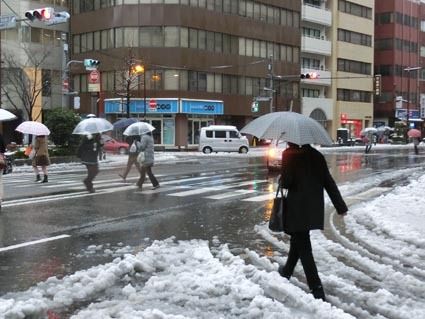 冬タイヤの販売は降雪の有無だけでなく、降雪量も重要だ