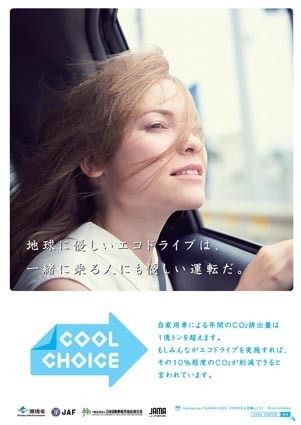 エコドライブを呼び掛けるポスター