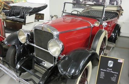 写真1 ナッシュ 431 フェートン、1929年製。6気筒、60馬力・3378cc(シュタイム自動車収集館にて)