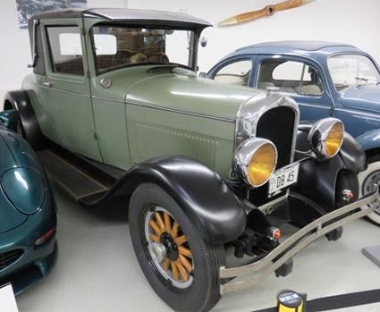 写真3 マーモン リトル8、1927年製。直列8気筒、3200cc、64馬力(シュタイム自動車収集館にて)