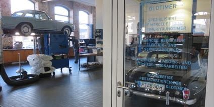 写真3 4階建ての3階にメルセデス・ベンツ専用のサービス工場がある