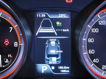 HVモデルなどに採用したカラー液晶ディスプレーは描画を用いて各種情報を分かりやすく伝える