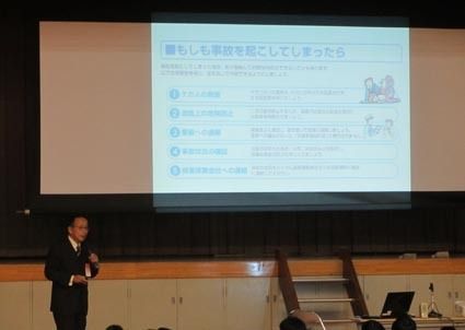 JAF香川、高校で交通安全教室を開催