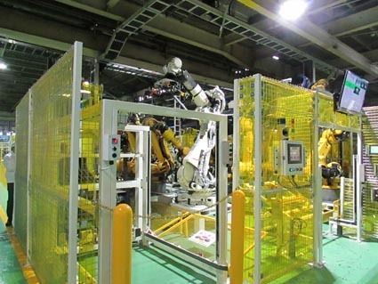 完成した自動化ライン