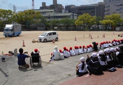 JAF徳島が内町小で交通安全教室