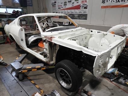 レストア中のセリカリフトバック