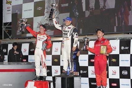 3カ国の選手が表彰台に上った