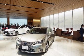 壁面などにスピンドルパターンをデザインした