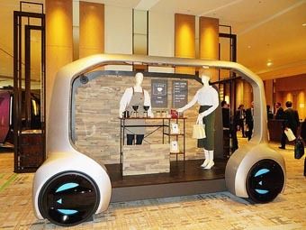 e―パレットは自由に車両をアレンジできる