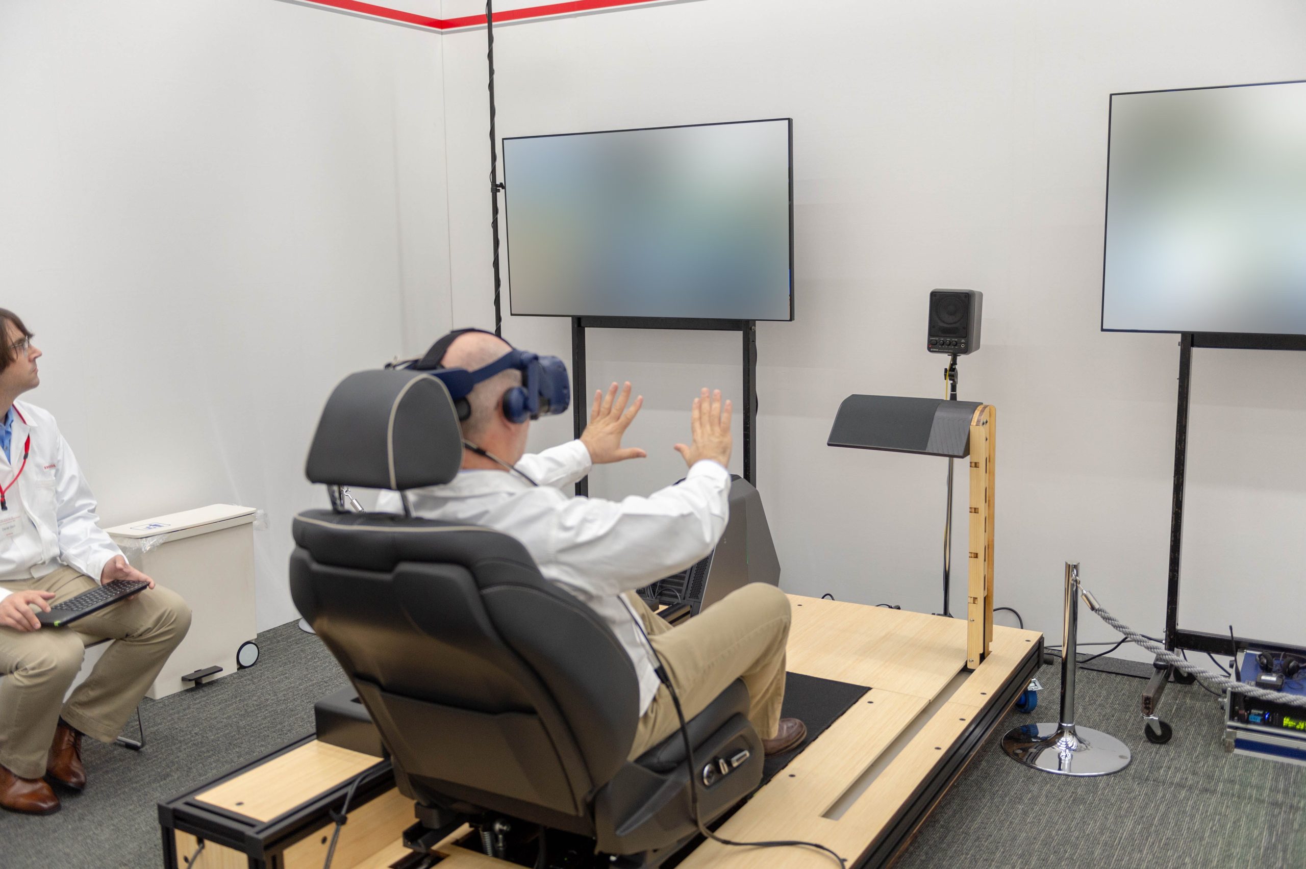 ホンダミーティングでのVRシミュレーション
