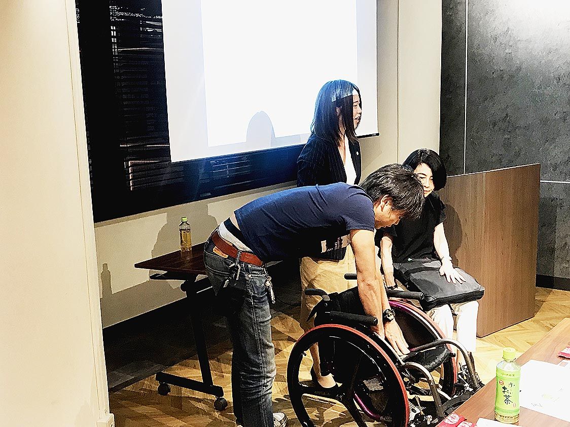 自身の力で車に乗り込むことのできる車椅子利用者も多い