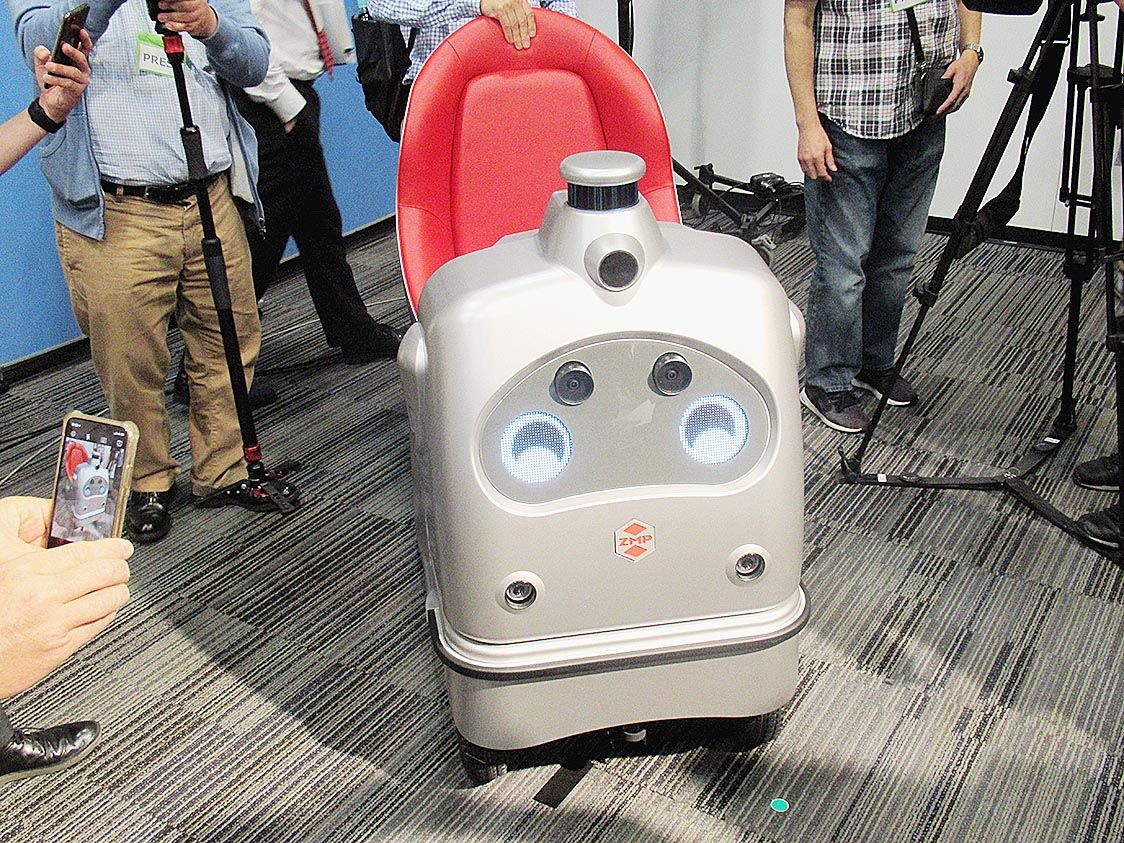 ZMPが発表したロボカーウォーク