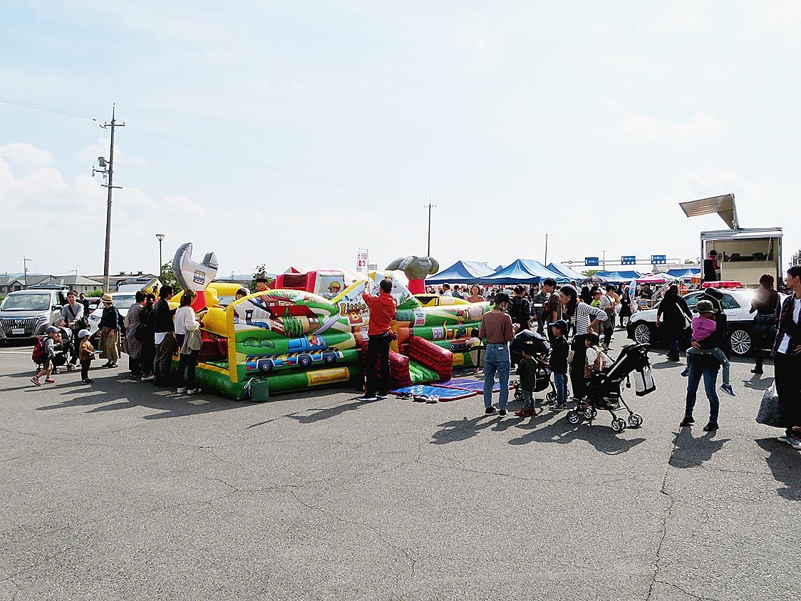 福山では子ども連れの来場者が目立った