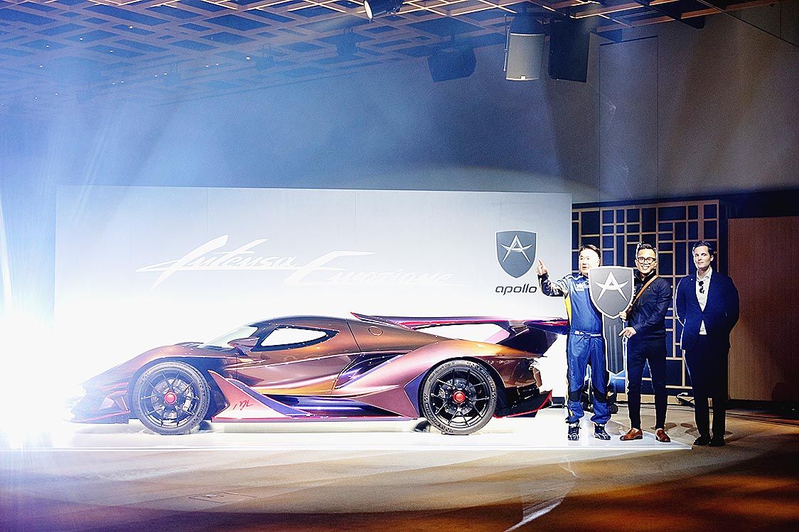 IEが東京都内で開いた納車セレモニー