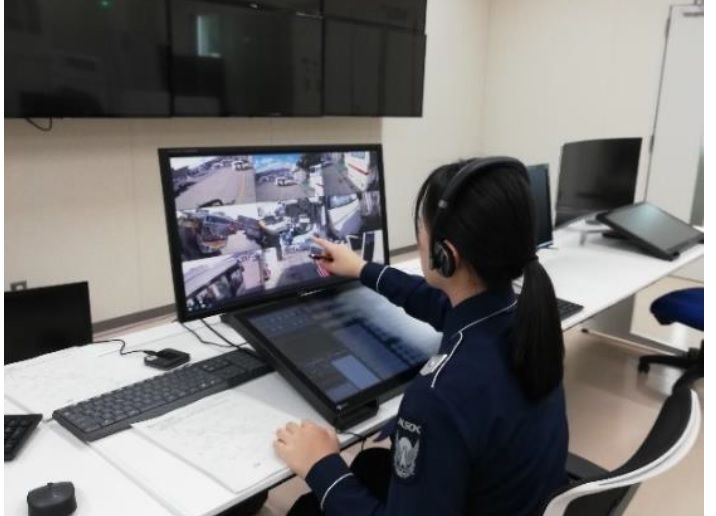 遠隔監視の様子