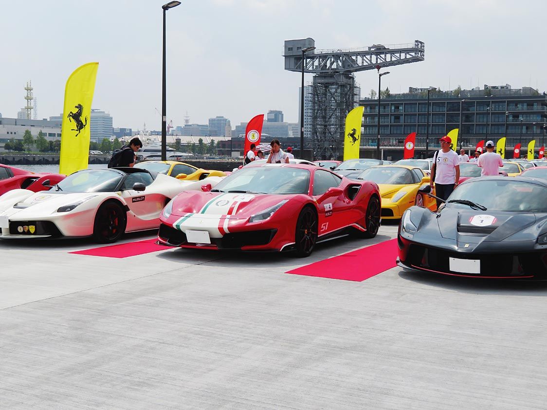 フェラーリ・ジャパンはオーナーズクラブの後援などで顧客との接点を深める(昨秋開かれた公認オーナーズクラブ5周年イベント)