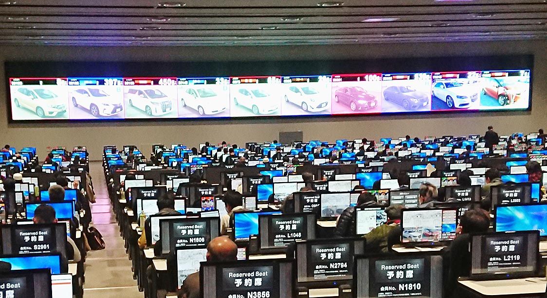 中古車輸出は下取り車の減少で
車両確保が難しい状況だ