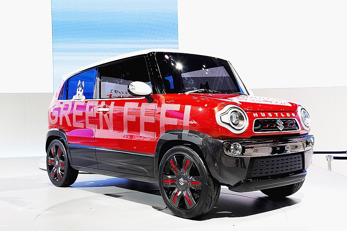 軽SUVという新ジャンルの礎をつくったスズキ「ハスラー」(13年東京モーターショー)