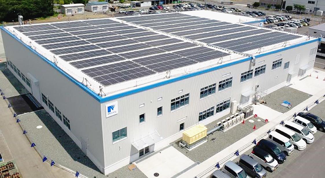 甲府明電舎・第6工場の外観