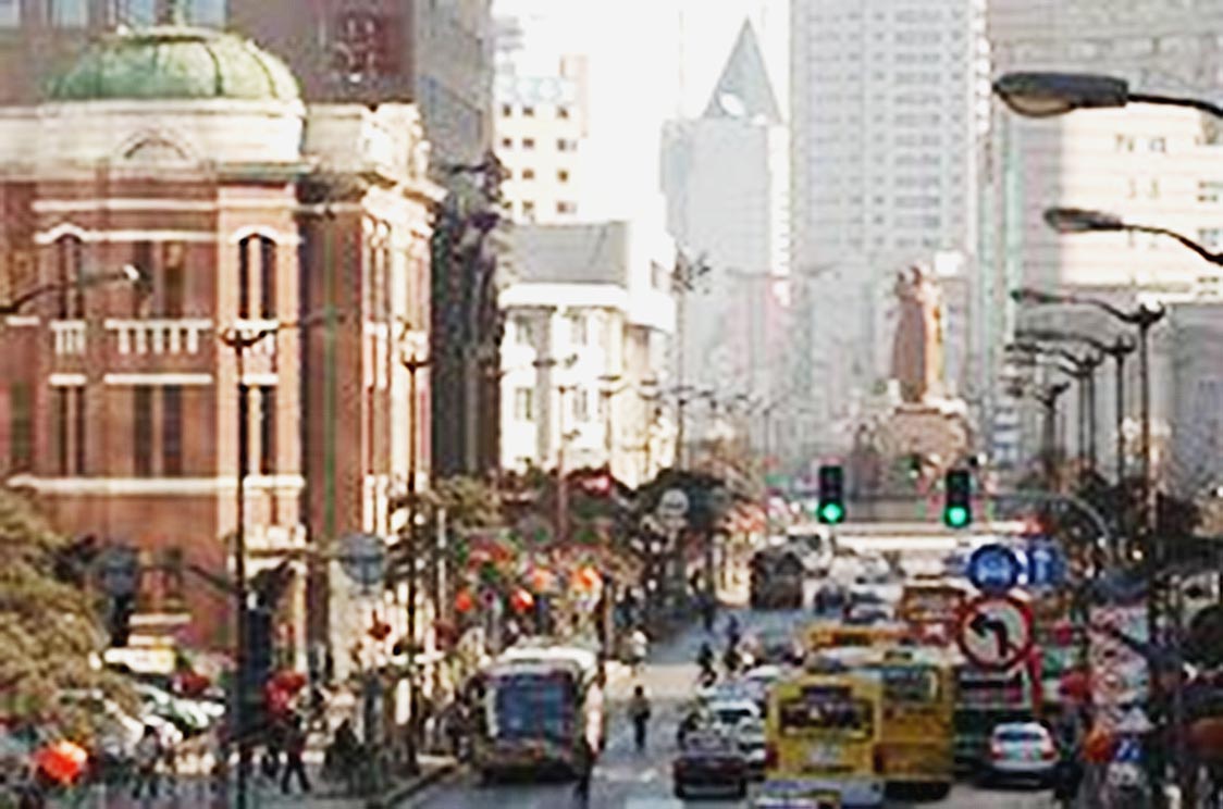 写真1 瀋陽中心街 旧満州国の奉天であり外国色の残る工業都市