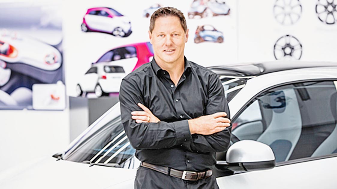 写真6-1 ダイムラー・デザイン部門の責任者 ゴードン・ワゲナー氏 プレスフォト