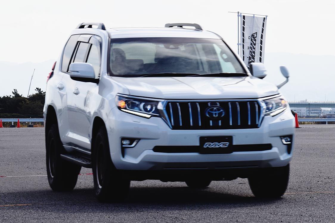 テストに使用したトヨタ「ランドクルーザープラド」