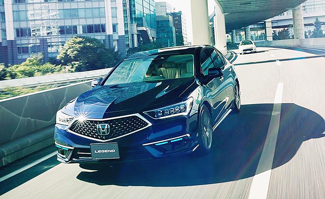 世界初の自動運行装置搭載車となったホンダ「レジェンド」