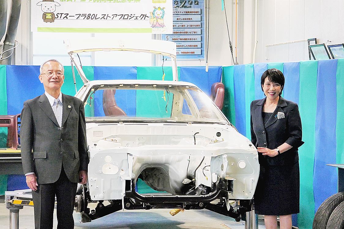 奈良トヨタ、STスープラ80レストアの中間報告会を実施 – 日刊自動車新聞