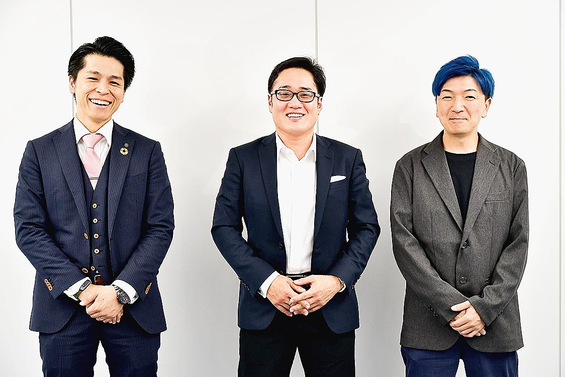 左から西山氏、佐藤氏、成田氏