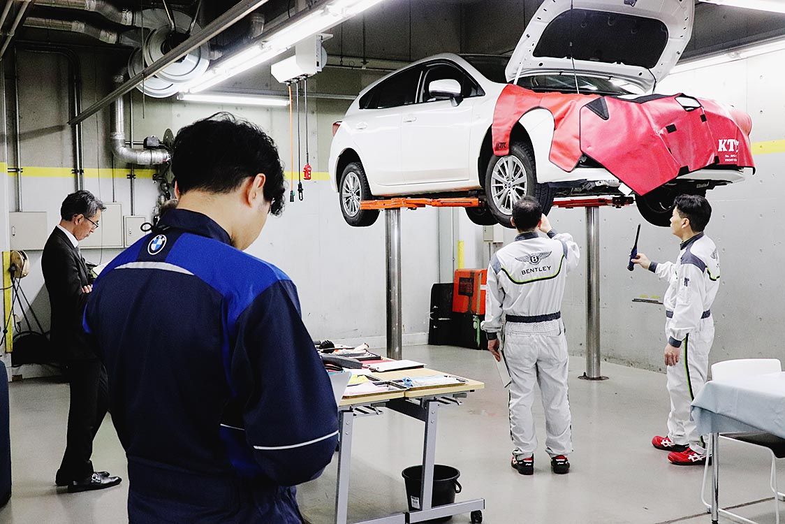 プレミアムブランドの競技の様子