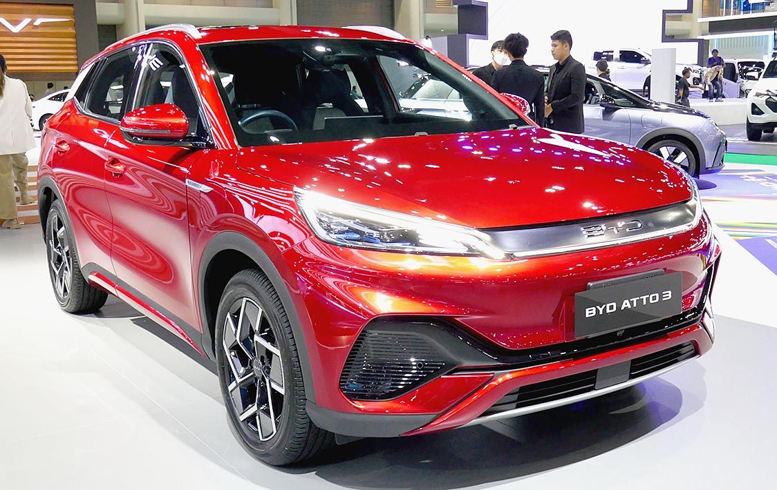 タイで最も人気のあるEV、BYD「アット3」