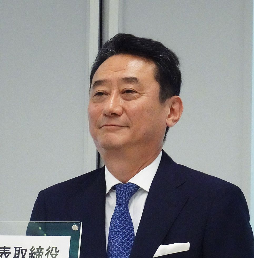 新社長に就任した田中慎二郎氏