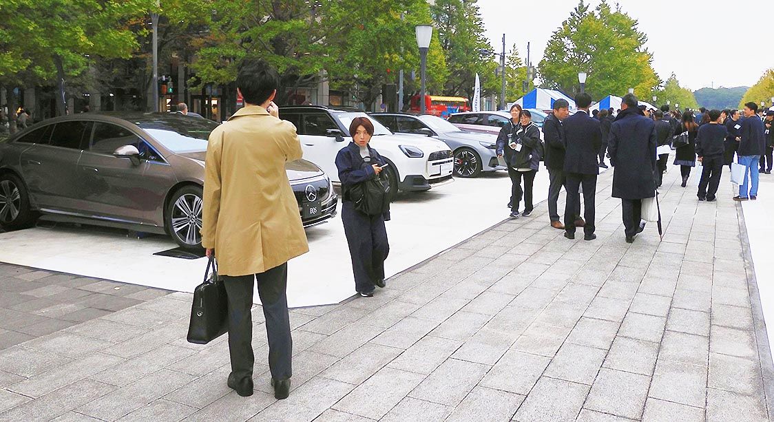 最新の輸入電動車が勢ぞろいした