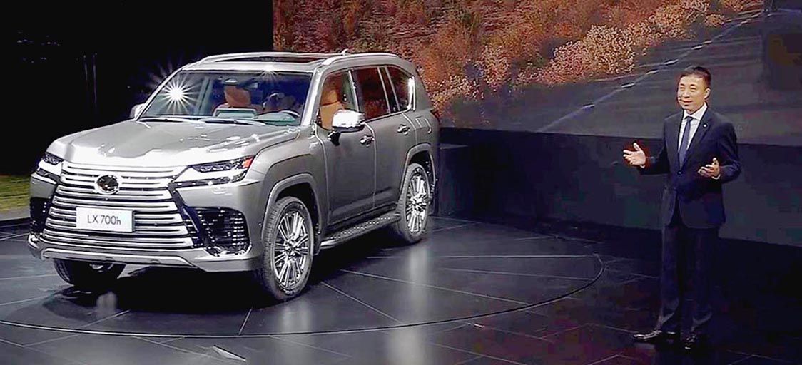 レクサスは「LX700h」を披露