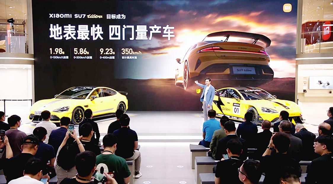 シャオミは高性能EV「SU7ウルトラ」を披露した