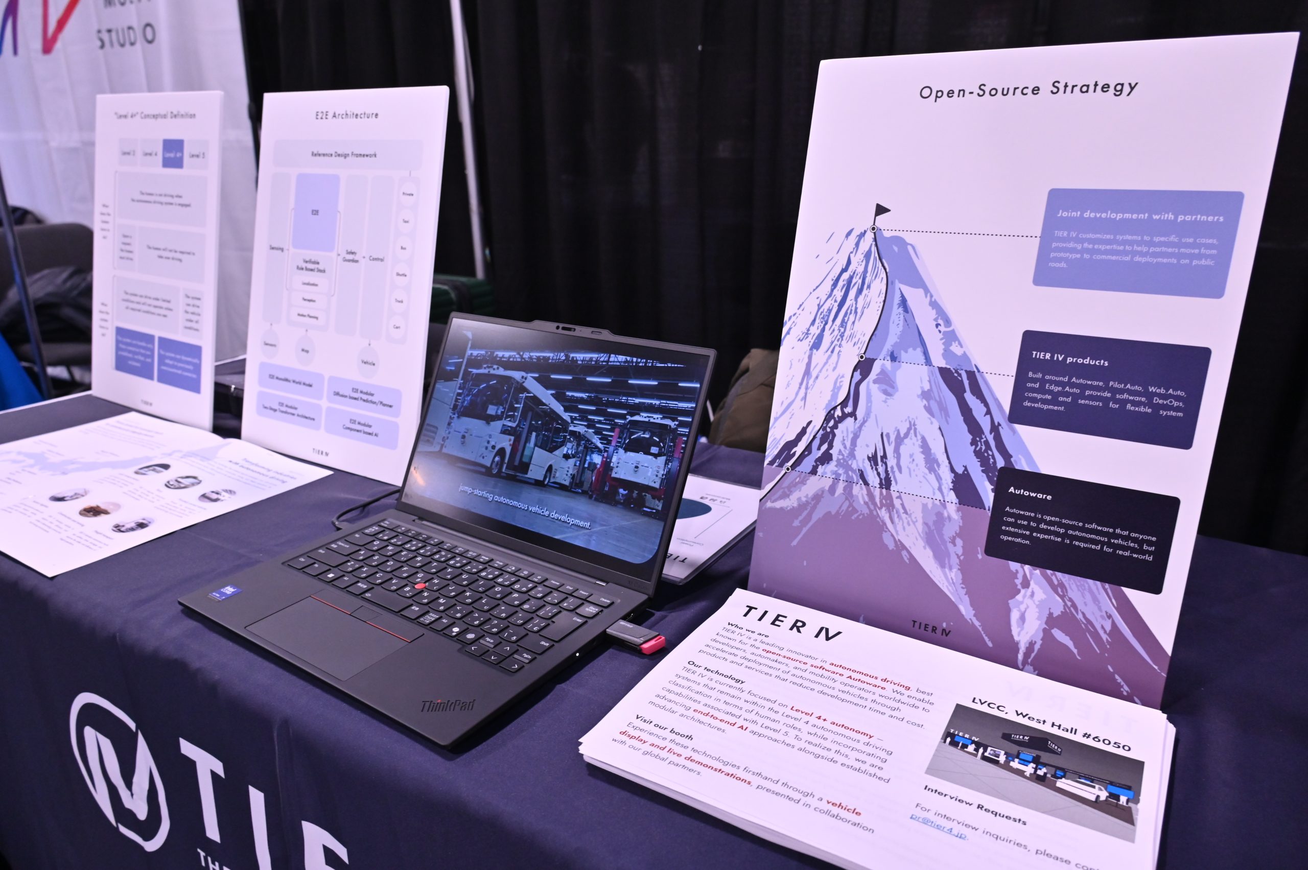 ティアフォーも「アンベール」に初出展して自社の取り組みを訴求した