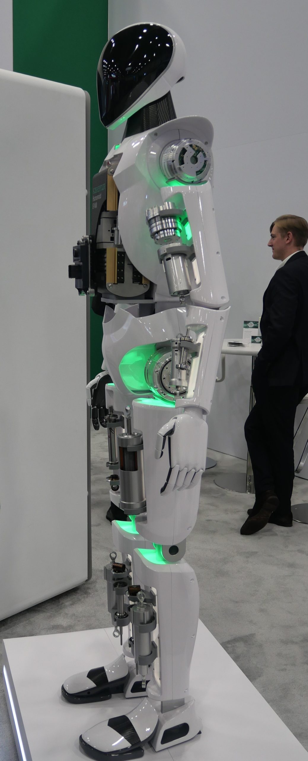 ブースではロボティクス関連の展示も目立った