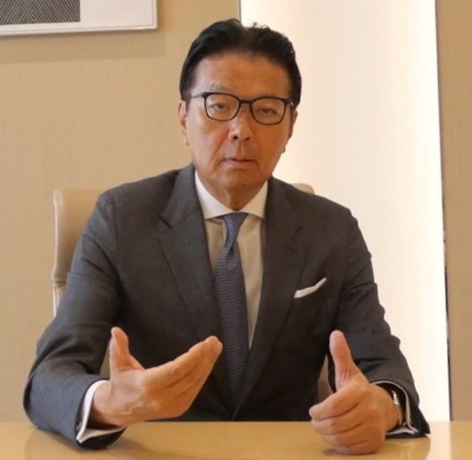 AI活用に意欲を示す貝沼会長